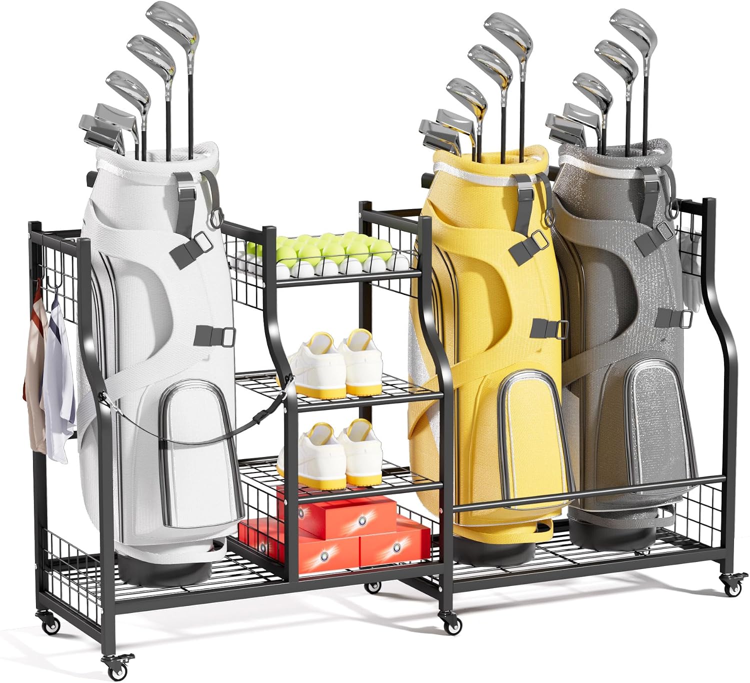 Golf Equipment And Gear - Органайзер для хранения гольф-сумок, сверхпрочная подставка