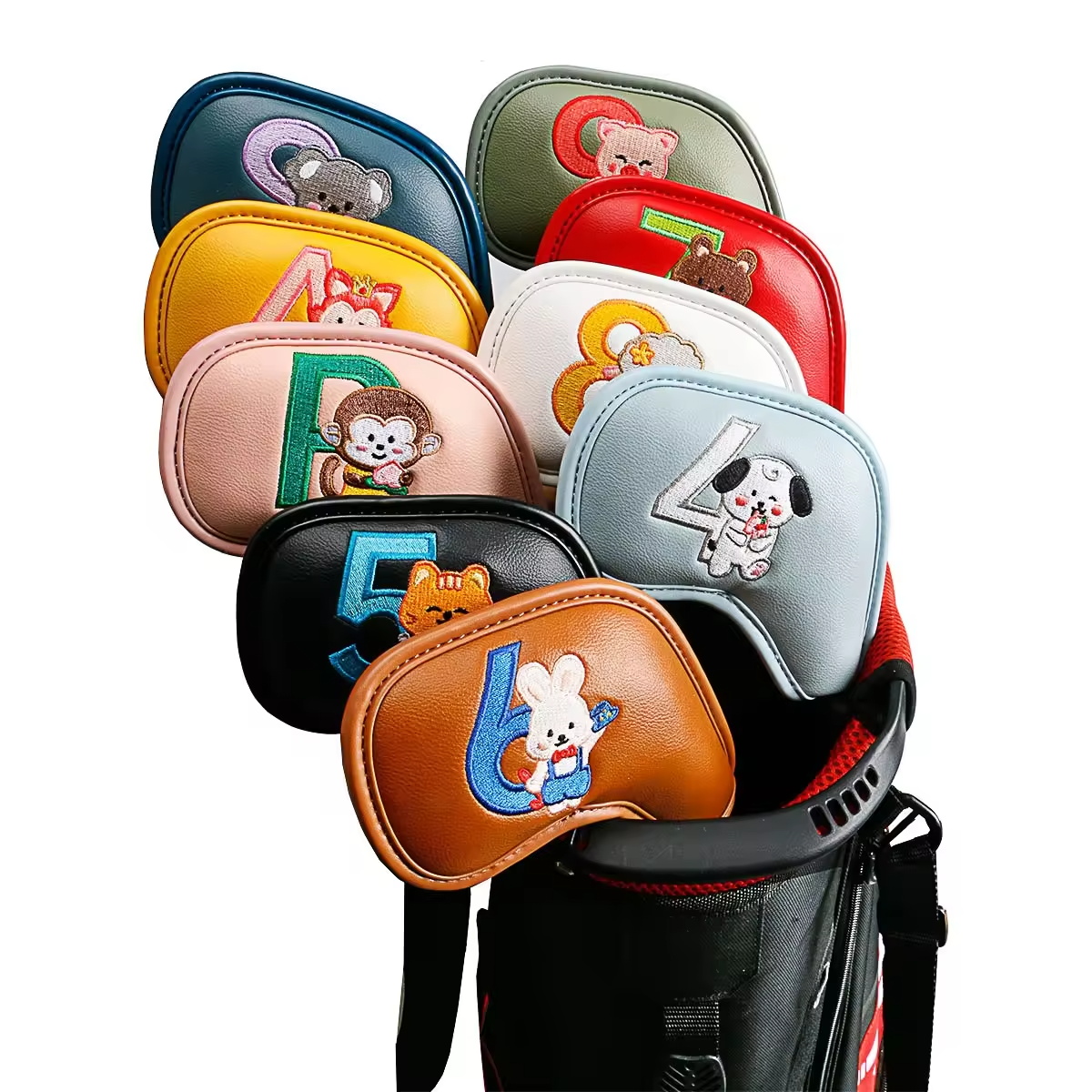 Golf Equipment Nearby - Набор из 9 милых чехлов для